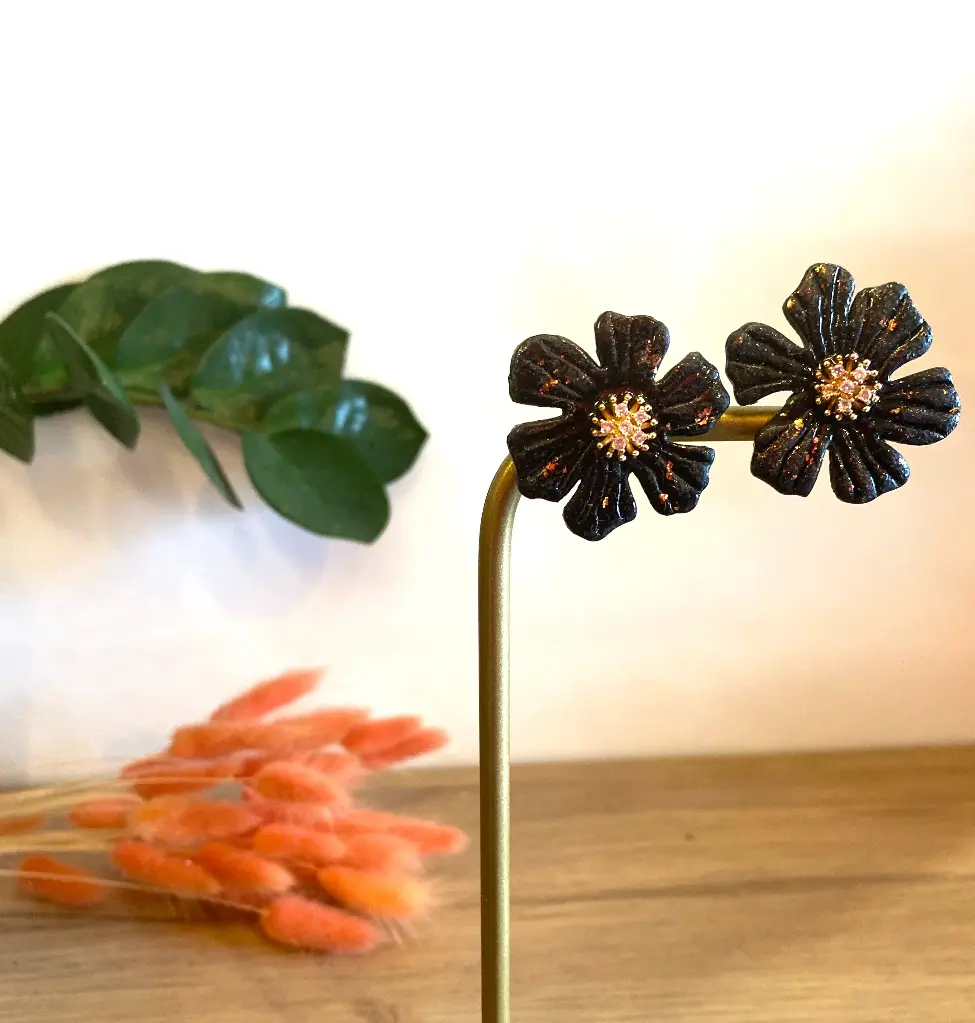 Flamboyantes Noires Profond