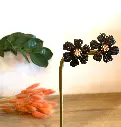 Flamboyantes Noires Profond