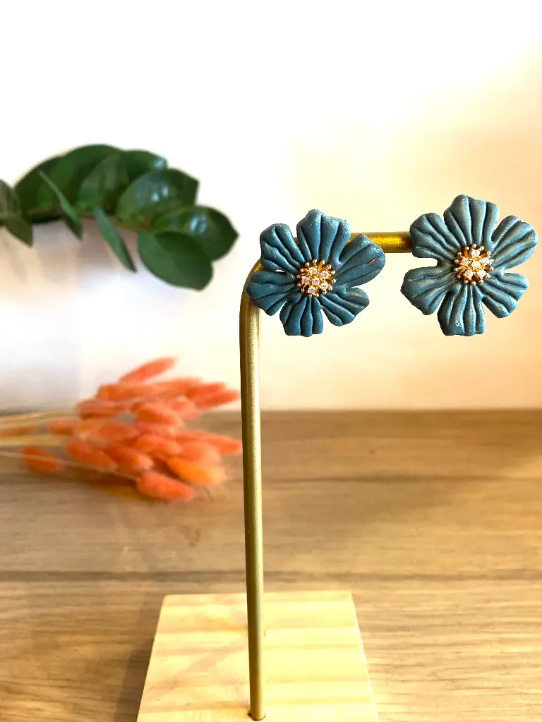 Flamboyantes Bleue Paon (clou, oui)